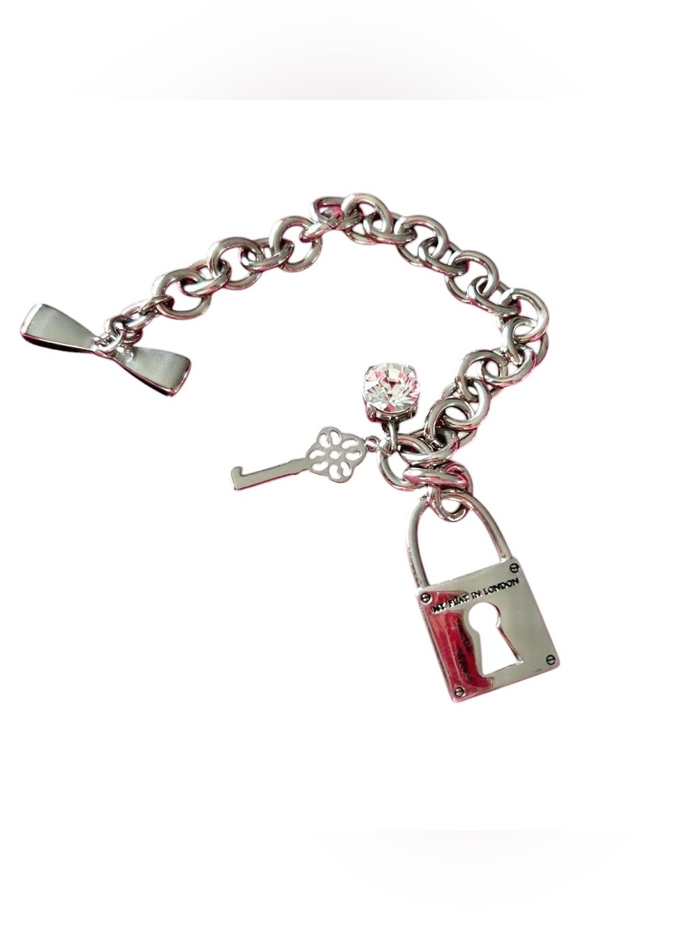 Brighton RARE RARE RARE “My Flat In London" Love Locks Toggle Charm Bracelet NWT